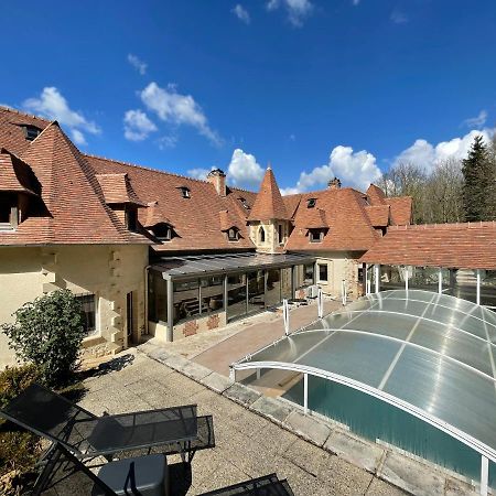 Le Prieure Des Fontaines Hotel Les Preaux Buitenkant foto